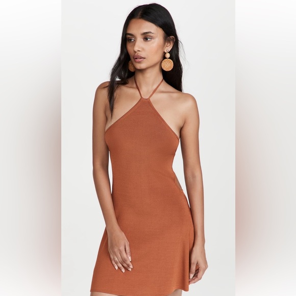 Cult Gaia NWT Leslie Knit Dress, BRAND NEW, size Xs, color: spice, NEVER WORN - Picture 1 of 12